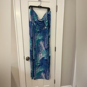 Lane Bryant tropical maxi dress